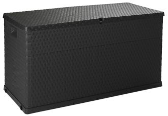 RATTAN zahradní plastový úložný box 420 L - grafit RATTAN zahradní plastový úložný box 420 L - grafit