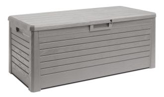 FLORIDA zahradní plastový úložný box 550 L - světle šedá FLORIDA zahradní plastový úložný box 550 L - světle šedá