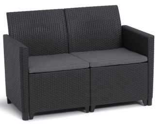 MARIE 2 SEATERS SOFA - grafit MARIE 2 SEATERS SOFA - grafit