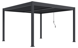 Bioklimatická pergola INTRO DUO 4x4 m, hliník - volně stojící Bioklimatická pergola INTRO DUO 4x4 m, hliník - volně stojící