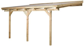 Dřevěná zahradní pergola 671 (5,1x3 m) Dřevěná zahradní pergola 671 (5,1x3 m)