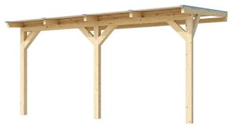 Dřevěná zahradní pergola 672 (4,3x3,7 m) Dřevěná zahradní pergola 672 (4,3x3,7 m)