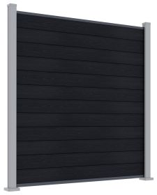 ELEMENT plotový panel WPC 180x180 cm a koncovky - antracit ELEMENT plotový panel WPC 180x180 cm a koncovky - antracit