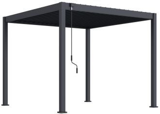 Bioklimatická pergola ECO 3x3 m, ocel - volně stojící Bioklimatická pergola ECO 3x3 m, ocel - volně stojící