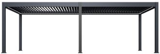 Luxusní ELEKTRICKÁ bioklimatická pergola PRESTIGE 8x4 m, hliník - volně stojící Luxusní ELEKTRICKÁ bioklimatická pergola PRESTIGE 8x4 m, hliník - volně stojící