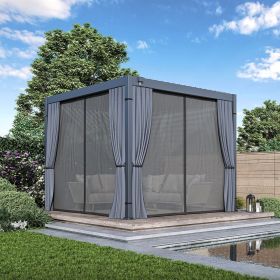 set závěsů a moskytiér pro pergolu ECO 4x3 m set závěsů a moskytiér pro pergolu ECO 4x3 m