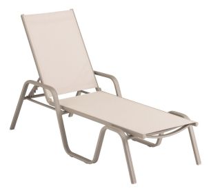BASIC PLUS hliníkové lehátko - taupe / béžová BASIC PLUS hliníkové lehátko - taupe / béžová