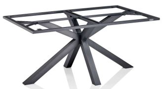 Stolová kostra X-LEG 160x95 cm - antracit Stolová kostra X-LEG 160x95 cm - antracit