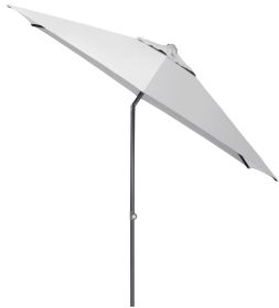 Slunečník KETTLER EASY PUSH ø 300 cm - matný antracit/světle šedá - voděodolný Slunečník KETTLER EASY PUSH ø 300 cm - matný antracit/světle šedá - voděodolný
