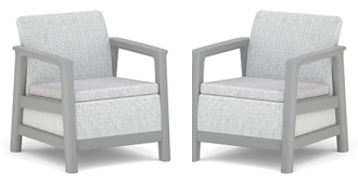 SCANDI LINEA DUO SET - Ash grey/Storm grey SCANDI LINEA DUO SET - Ash grey/Storm grey