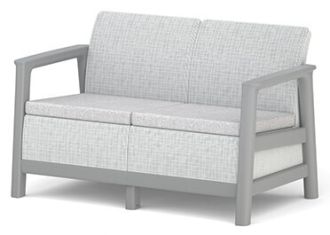 SCANDI LINEA 2 SEATER SOFA - Ash grey/Storm grey SCANDI LINEA 2 SEATER SOFA - Ash grey/Storm grey