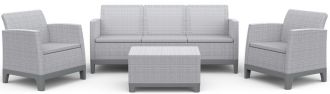 SCANDI FORMA 3 SEATERS SET - Ash grey/Storm grey SCANDI FORMA 3 SEATERS SET - Ash grey/Storm grey