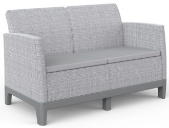 SCANDI FORMA 2 SEATER SOFA - Ash grey/Storm grey SCANDI FORMA 2 SEATER SOFA - Ash grey/Storm grey