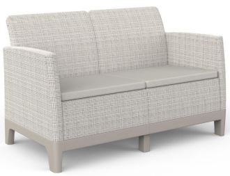 SCANDI FORMA 2 SEATER SOFA - Pebble grey/Soft biege SCANDI FORMA 2 SEATER SOFA - Pebble grey/Soft biege