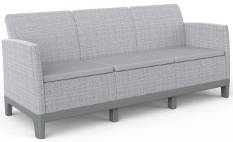 SCANDI FORMA 3 SEATER SOFA - Ash grey/Storm grey SCANDI FORMA 3 SEATER SOFA - Ash grey/Storm grey