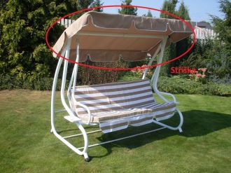 Stříška k houpačce COMFORT 200x112 béžová Stříška k houpačce COMFORT 200x112 béžová