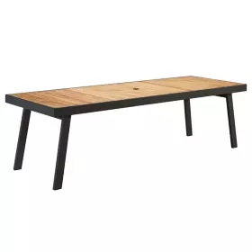 Zahradní jídelní stůl YORK 260 CM BLACK
