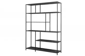 Regál SLIM LINE 185 CM vzhled antracitový mramor Regál SLIM LINE 185 CM vzhled antracitový mramor