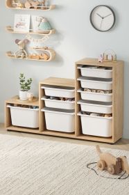 ALARA úložný box, bílá/dub safírový ALARA úložný box, bílá/dub safírový