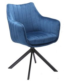 Jídelní čalouněná židle BEKO VELVET tmavě béžová/černá Jídelní čalouněná židle BEKO VELVET tmavě béžová/černá