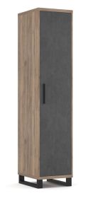 Skříň jednodveřová ROSOLINI barva dub tabaco/matera Skříň jednodveřová ROSOLINI barva dub tabaco/matera