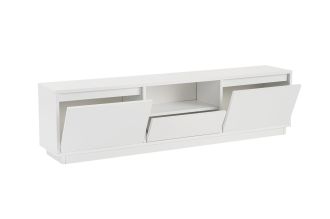Vanguard stylový TV stolek, bílá přírodní Vanguard stylový TV stolek, bílá přírodní
