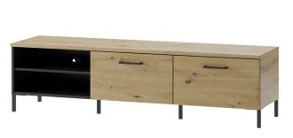 TV stolek LUCAS 25 dub artisan/černá mat TV stolek LUCAS 25 dub artisan/černá mat
