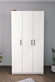 Šatní skříň třídveřová CLASSIE 3 barva bílá Šatní skříň třídveřová CLASSIE 3 barva bílá