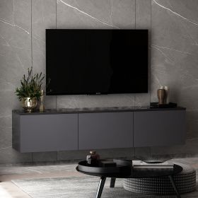 Neon závěsný TV stolek, antracit Neon závěsný TV stolek, antracit