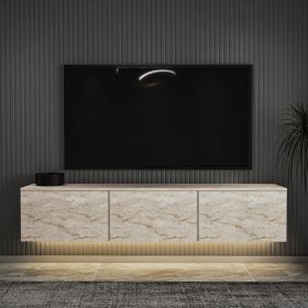 NEON TV stolek s dvířky, traventine NEON TV stolek s dvířky, traventine