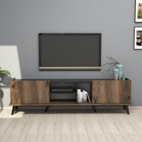 Elegante 1330 TV stolek na nožičkách, ořech / černá Elegante 1330 TV stolek na nožičkách, ořech / černá