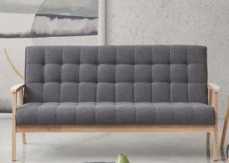 Trojsedák PETRA tmavě šedá/bílá lazura Trojsedák PETRA tmavě šedá/bílá lazura