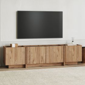 LOWEN široký TV stolek, borovice Atlantic/antracit LOWEN široký TV stolek, borovice Atlantic/antracit