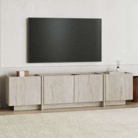 LOWEN široký TV stolek, traventine LOWEN široký TV stolek, traventine