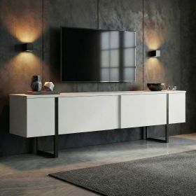 ONERA TV stolek na nožičkách, bílá/černá ONERA TV stolek na nožičkách, bílá/černá