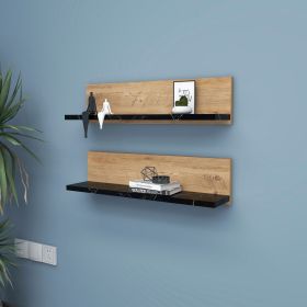 SHELF nástěnné police, černá SHELF nástěnné police, černá