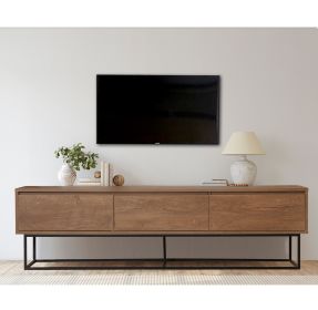 VIANO TV stolek na nožičkách, ořech/černá VIANO TV stolek na nožičkách, ořech/černá