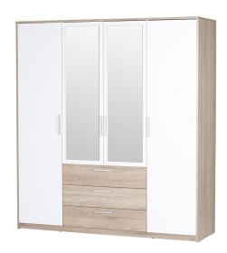 Šatní skříň MILO 4-dvéřová Šatní skříň MILO 4-dvéřová