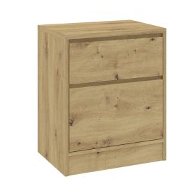 Noční stolek se zásuvkami BURELA dub artisan Noční stolek se zásuvkami BURELA dub artisan