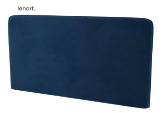 Polstrovaný záhlavník k posteli 140 cm barva modrý granát Polstrovaný záhlavník k posteli 140 cm barva modrý granát