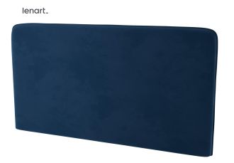Polstrovaný záhlavník k posteli 160 cm barva modrý granát Polstrovaný záhlavník k posteli 160 cm barva modrý granát