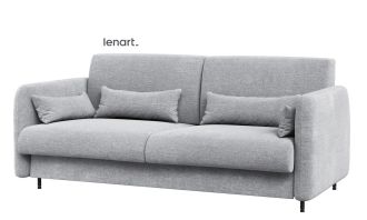 Pohovka k posteli 140 cm kašmír, látka šedá Pohovka k posteli 140 cm kašmír, látka šedá