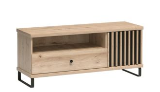 Televizní stolek na nohách 1D1S BARBUS dub artisan/černá Televizní stolek na nohách 1D1S BARBUS dub artisan/černá