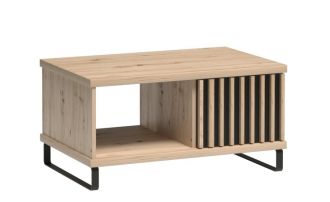 Konferenční stolek na nohách 1S BARBUS dub artisan/černá Konferenční stolek na nohách 1S BARBUS dub artisan/černá