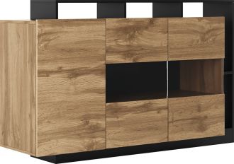 SMARA komoda 3D, apaláčský dub/antracit SMARA komoda 3D, apaláčský dub/antracit