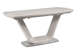 Jídelní stůl rozkládací 160x90 ARMANI ceramic šedá Jídelní stůl rozkládací 160x90 ARMANI ceramic šedá