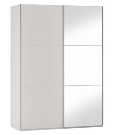 Šatní skříň VALERIANO 150 platinum/platinum Šatní skříň VALERIANO 150 platinum/platinum