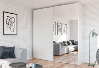 Šatní skříň RICHMOND 225 bílá/bílá Šatní skříň RICHMOND 225 bílá/bílá
