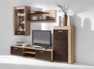 Obývací stěna VITO sonoma/wenge Obývací stěna VITO sonoma/wenge