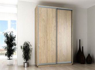 Šatní skříň WOODY 140 dub satin Šatní skříň WOODY 140 dub satin